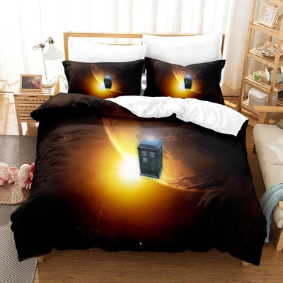 £35.54 • Buy Doctor Who Duvet Cover Bedding Set+Pillowcase Quilt Cover Size Single/Double H1