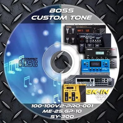 6.758 Patches BOSS SY-300ME-25GT-Pro100100vGT-001GP-10 Preset Tone Library • $16.49