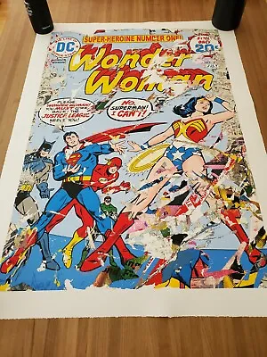 Mr. Brainwash Justice League Poster Print MINT S/N USA 2017 • $2450