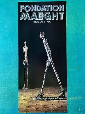 VIntage 1976 Alberto Giacometti Fondation Maeght Poster • $65