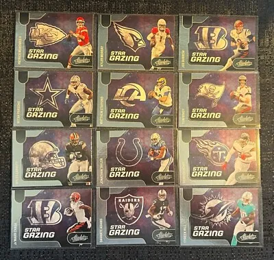 2022 Panini Absolute Football Star Gazing Insert Complete Your Set You Pick Card • $1.25