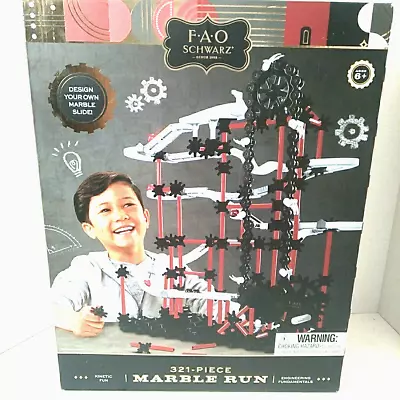 FAO Schwarz 321-Piece Marble Run Architecture Construction Building Kit STEM • $16.96