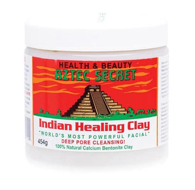 $25 • Buy Aztec Secret Indian Healing Clay Facial Deep Pore Cleansing Mask - 454g/1lb X2