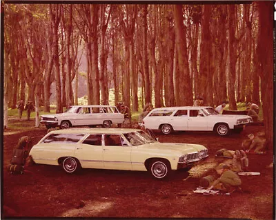 1968 Chevrolet Impala Malibu Nova Station Wagons Old Car Advertising Photo • $9