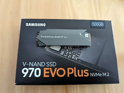 Samsung V-NAND SSD 970 EVO PLUS NVMe M.2 500GB Solid State Drive HEATSINK  • £40