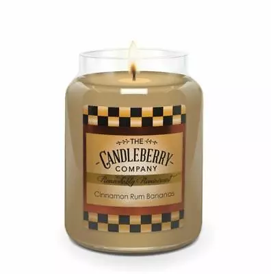 Candleberry Candles | Cinnamon Rum Bananas | Relaxing Aromatherapy Candles | • $24.99