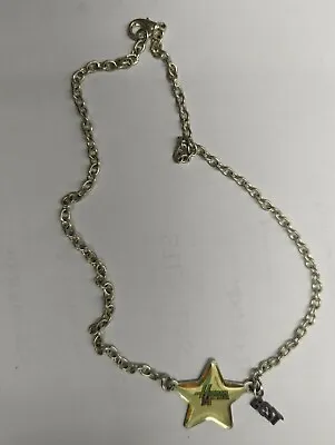 Disney HANNAH MONTANA Star Necklace Best Silvertone 16  Costume • $9.99