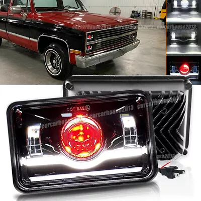 For Chevrolet S10 1995 1996 1997 4x6  LED Projector Headlight Hi/Lo Sealed Beam • $23.99
