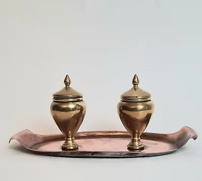 Arts & Crafts Copper Inkwell By W.A.S. Benson • $366.34