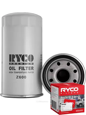 Ryco Oil Filter Z600 + Service Stickers Fits Holden Colorado 3.0 RC TD (TFR85) • $74.32