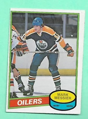 (1) Mark Messier 1980-81 O-pee-chee # 289 Oilers Rookie Ex/ex+ Card  (j1390) • $130.53