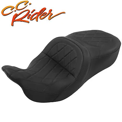 C.C. RIDER Driver Passenger Seat Fit For Harley Touring Street Glide 2009 & Up • $280