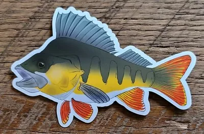 $4.95 • Buy Fishing Bumper Stickers PERCH 5  X 3  Decals
