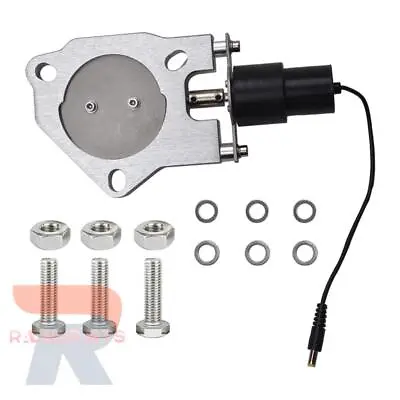 3'' Electric Exhaust Cutout Butterfly Valve Motor With Remote Switch Screw Kit • $39.90