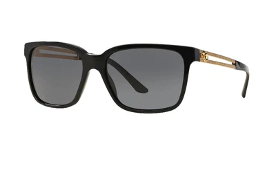 $251.96 • Buy Mens Versace Sunglasses Ve4307 Black/ Grey Sunnies