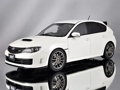 Otto Mobile Subaru Impreza WRX STi R205 2010 Pure Pearl White Resin Model 1:18 • $199.99