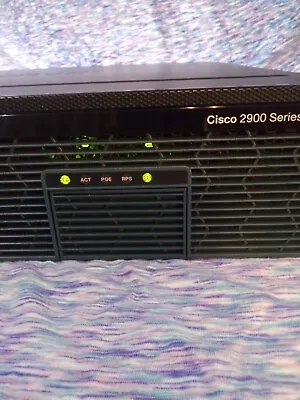 $24.95 • Buy USED CISCO 2900 Series Router 2921 W/4 Port EHWIC