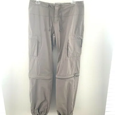 $19.99 • Buy Mountain Hardwear Convertible Pants Women 8 Brown Hiking Camping Zip Off Capri