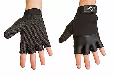 Wheelchair Gloves Leather-Ultra-Grip For Wet Weather And Sports Small Size Only • $51