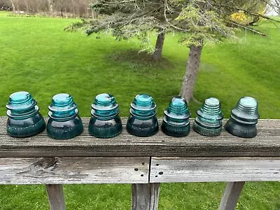 Vintage Glass Insulators Hemingray-42  Lynchburg No. 36 W. Brookfield New York • $10