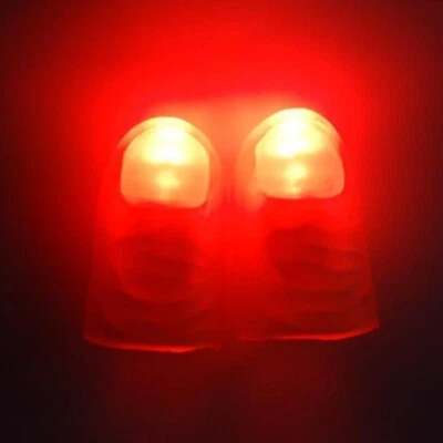 £2.99 • Buy MAGIC TRICK - Light Up Thumb Tips X 2 - RED - UK Stock