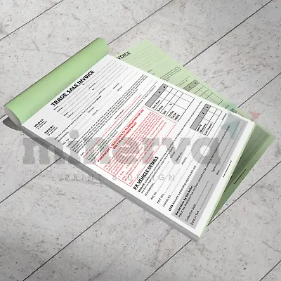 A4 X1 Trade Car Vehicle Sales Invoice Receipt Pad - Motor Trade Sale No Warranty • £8.99