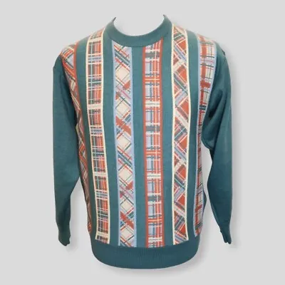 Gabicci Jumper Mens Size M Multicoloured Long Sleeve Knit Pullover Jumper • £12.60