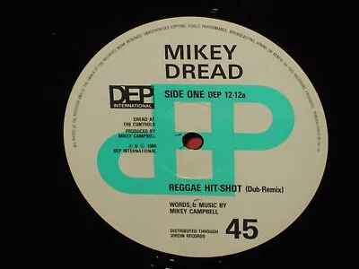 Mikey Dread – Reggae Hit Shot / Pave The Way 12  Vinyl VG • £5