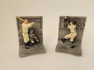 Babe Ruth Willie Mays Longton Crown Baseball Greatest Moments Pewter Figurines • $28.55