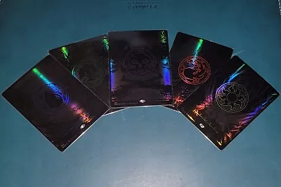 Oil Slick Foil Basic Land Set - Phyrexia: All Will Be One - Magic: The Gathering • $29.99