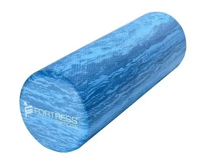 $72.95 • Buy Fortress Round Foam Roller (45 X15cm) W/ Exercise Chart, Yoga Physio Pilates Gym