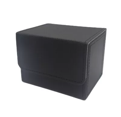 Pro Safe Premium Deck Case BLACK Microfiber Lined - Holds 100+ Gaming Cards • $10.95