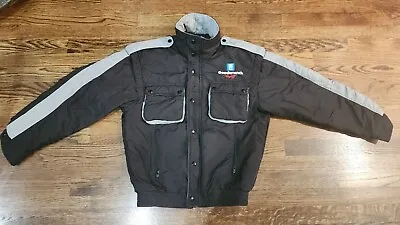$36.54 • Buy Vintage GM Goodwrench Chevy Racing Parts Jacket Coat Size M Ozzie Button Zip
