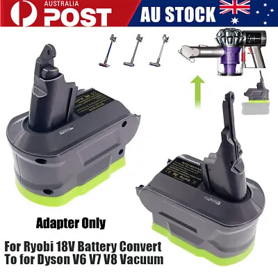 Battery Adapter Converter For Ryobi 18V Battery To Replace For Dyson V6  V7 V8 • $24.98