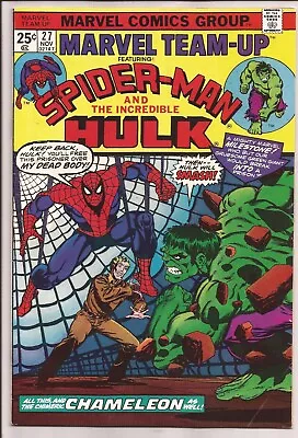 Marvel Team-Up #27 FN 6.0 Off-White Pages (1972 1st Series) • $9