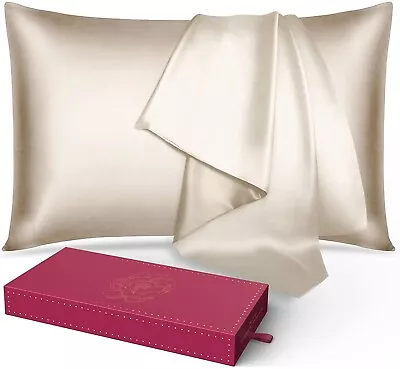 1 Pack Silk Pillowcase Blissy -like Lacetti For Hair And SkinChampagne Gold US • $23.95