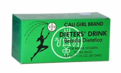 £9.99 • Buy Cali Girl Brand Dieters' Tea Drink Bebida Dietetica Dieters Tea 20 Tea Bags 