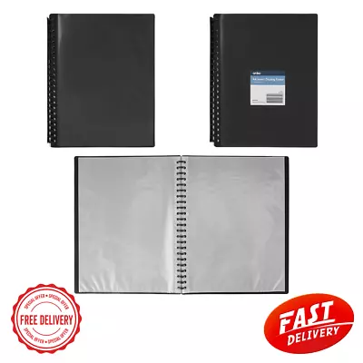 A4 Display Folder Display Book 20 Pockets Document Filing Office Supplies • $2.95