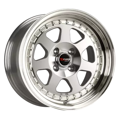 1 New Full Machined Face 15X7 10 4-100 Drag DR-27 Wheel • $131