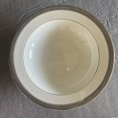 Mikasa Palatial Platinum Round Vegetable Serving Bowl 10  PERFECT! • $40