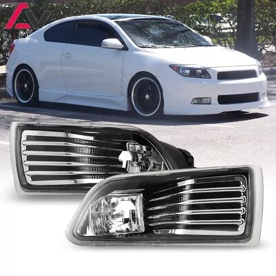 For Scion TC 05-10 Clear Lens Pair Bumper Fog Light Lamps Replacement Bulbs Pair • $46.69