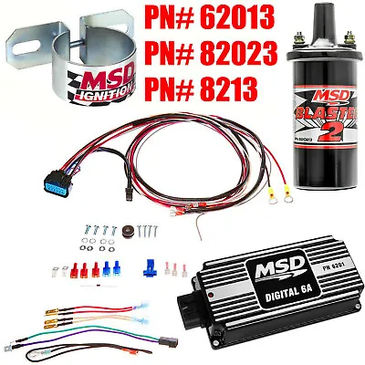 MSD Ignition 62013 DIGITAL 6A IGNITION BOX MSD COIL 82023 MSD BRACKET 8213 COMBO • $382.95