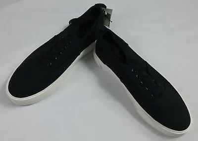 New Men’s Black/White H&M Canvas Sneakers (Mens 9) • $15.87