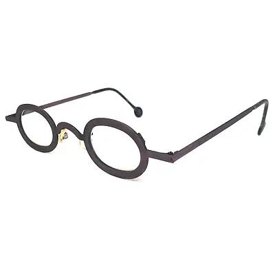 Vintage La Eyeworks Eyeglasses Frames SMOKEY 425 Antique Purple States 35-30-140 • $79.99