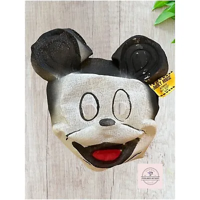 Vintage Halloween Mickey Mouse Cheesecloth Mask • $184.99