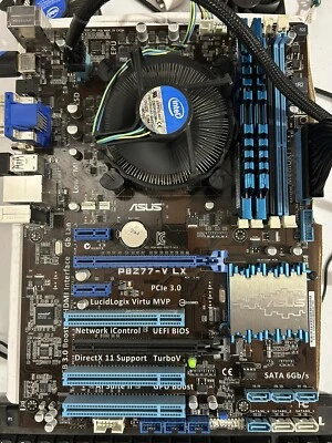 $65 • Buy ASUS P8Z77-V LX Motherboard Socket LGA1155 DDR3 SDRAM, CPU, I/O Shield Included