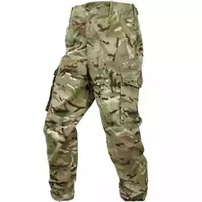 British Army Mtp Windproof Trousers Military Surplus Multicam Work Fishing Mens • £14.99