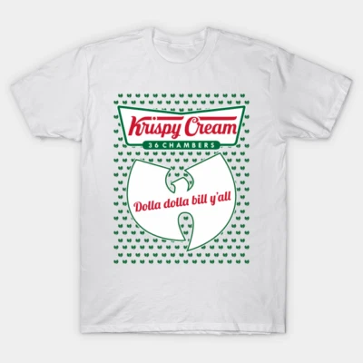 $17.95 • Buy Krispy Kreme Doughnuts X Wutang TShirt C.R.E.A.M Cash Rules Everything Around Me