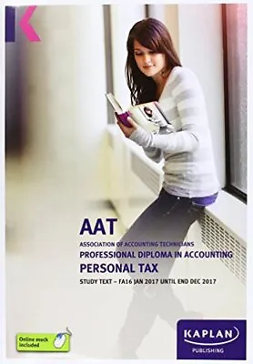 AAT Personal Tax FA2016 - Study Text • £4.99