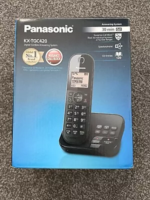 Panasonic KX-TGC420 Digital Cordless Phone. • £6.95